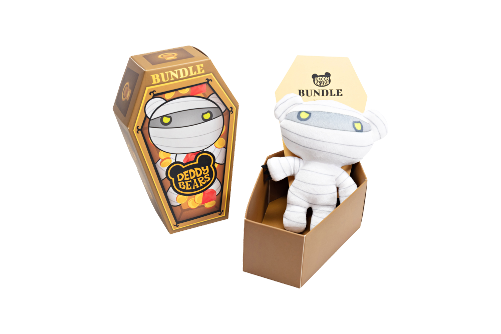 Bundle Deddy Bear in Coffin