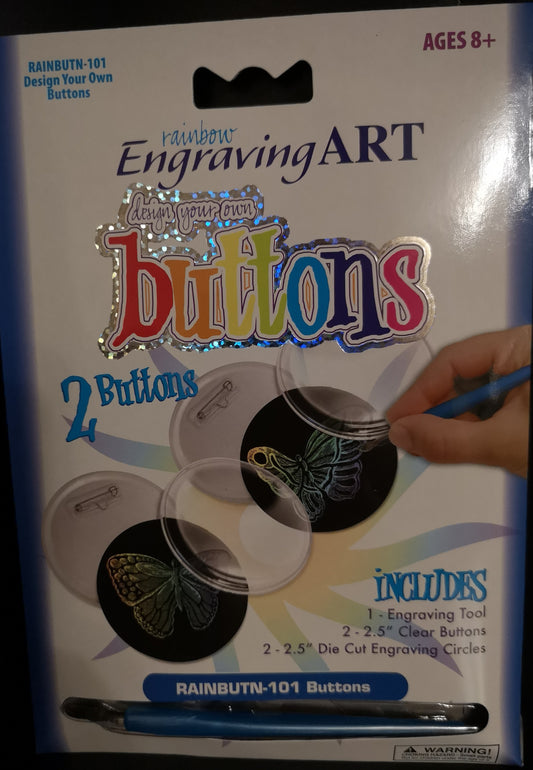 Engraving art Buttons