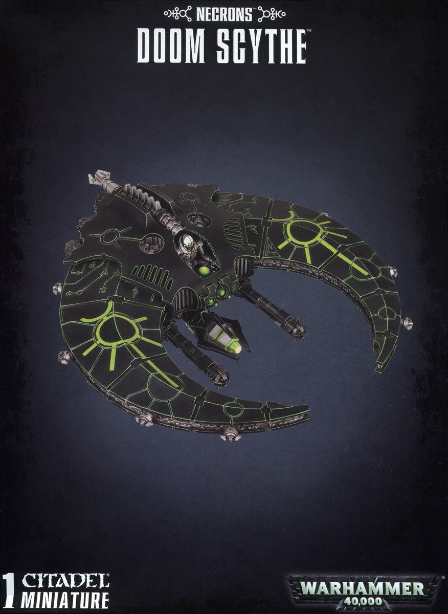 Warhammer Necron 40.000 – Doom Scythe (Guadaña De La Perdición), Miniatura De Caza Supersónica, Diseño En Forma De Hacha, Para Coleccionistas