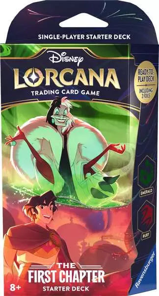 LORCANA starter deck emerald ruby