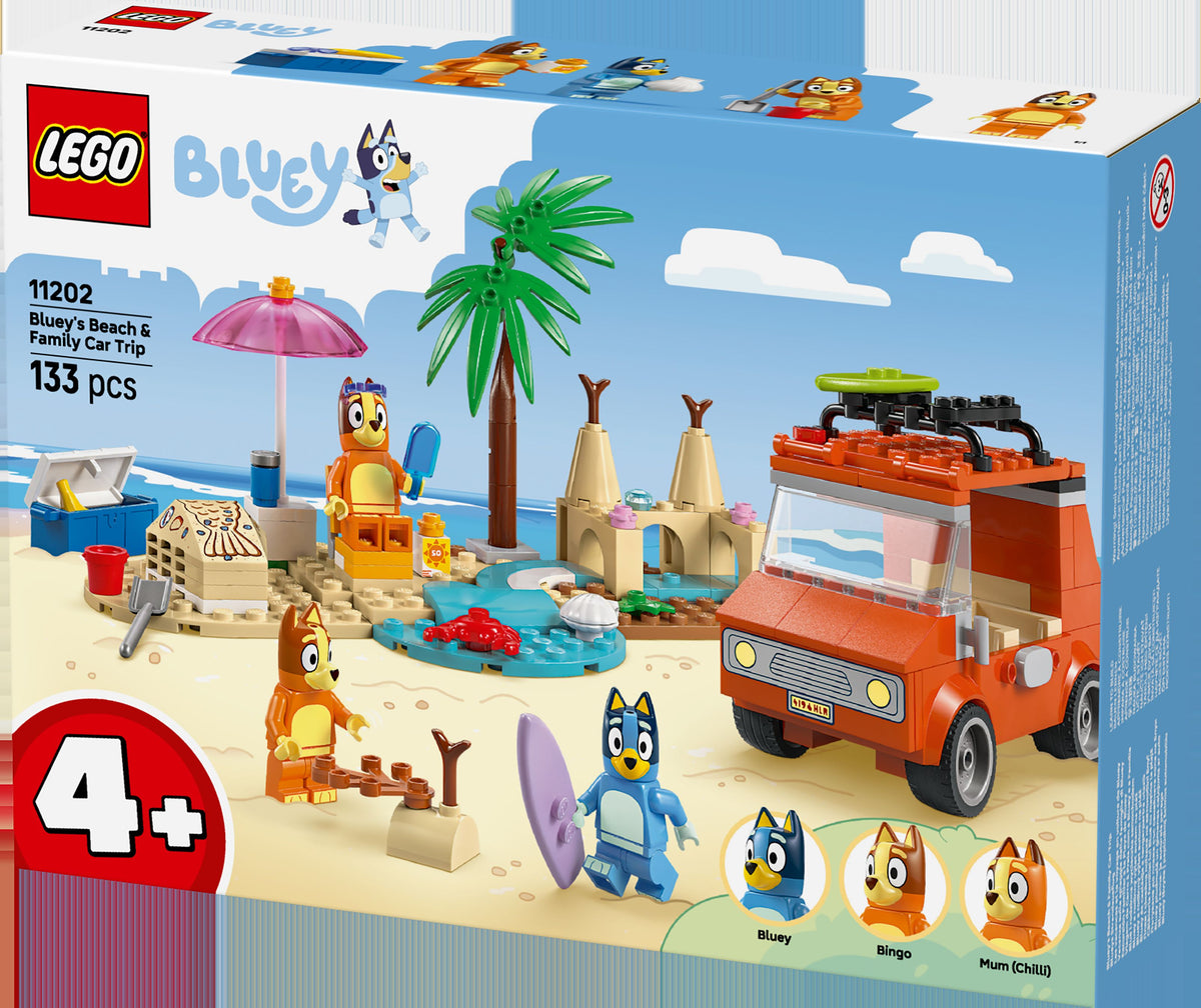 Bluey's Beach & Family Car
