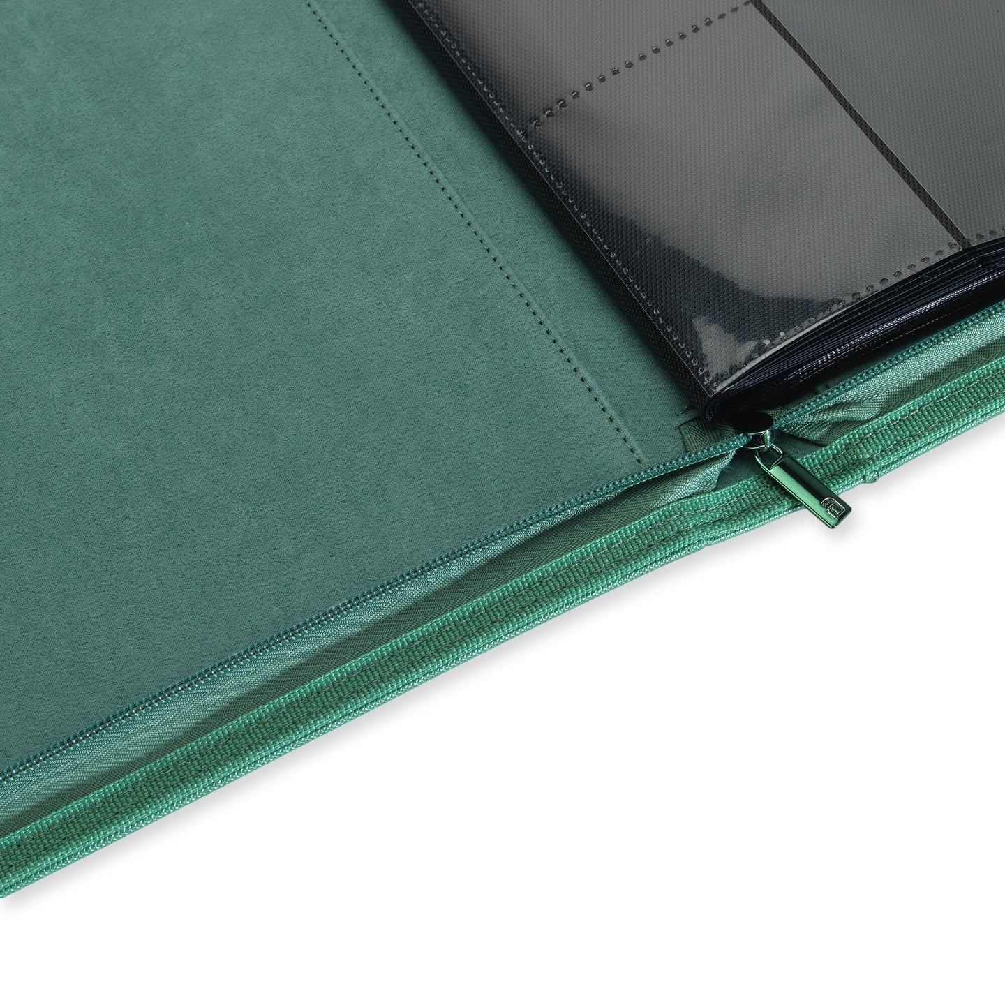 12-Pocket Exo-Tec® Zip Binder green