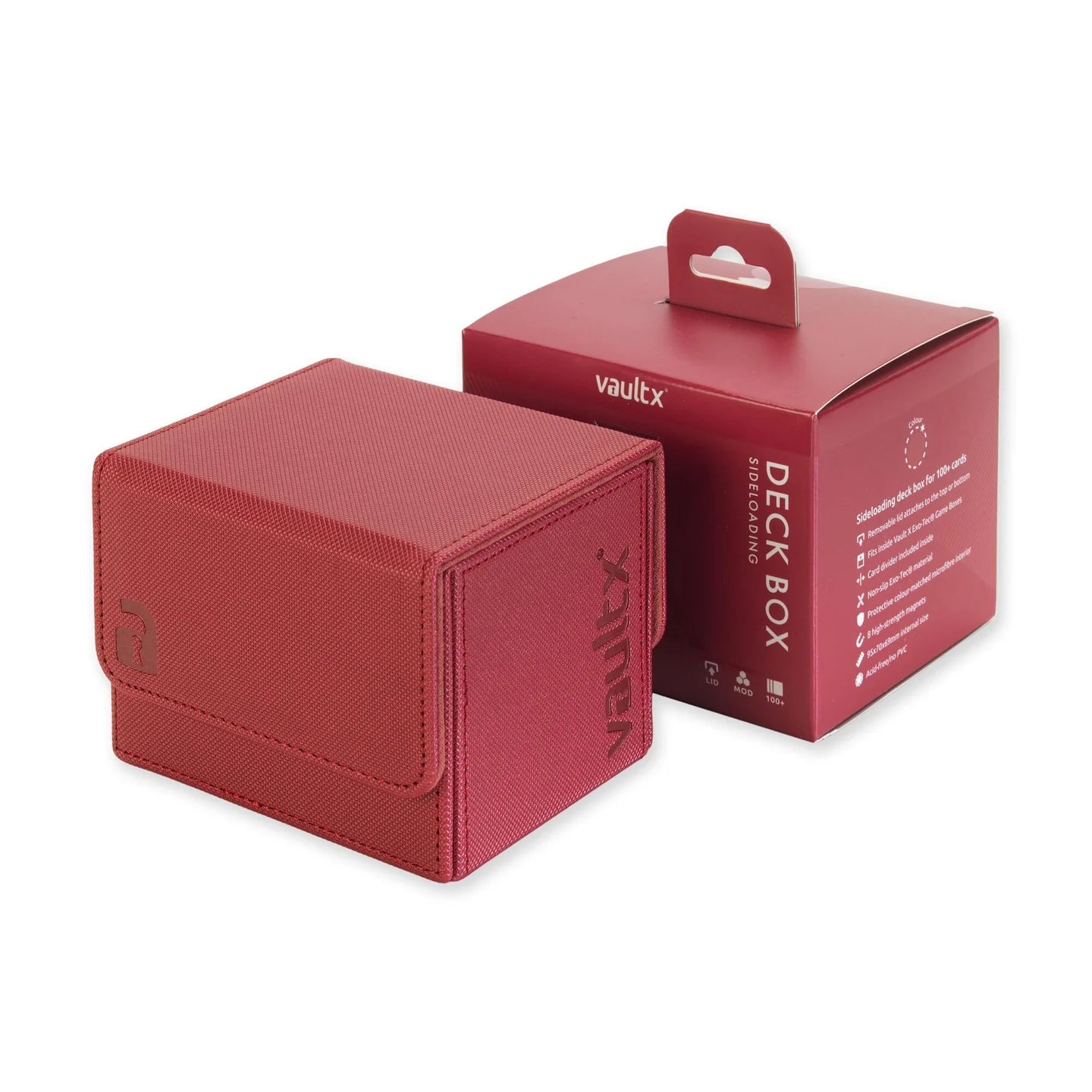 Exo-Tec® Sideloading Deck Box 100+red