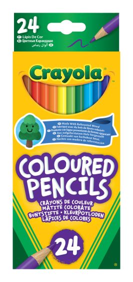 24 Coloured Pencils Eco