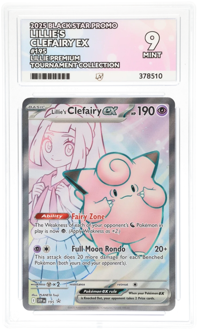 Ace 9 Lillirs Clefairy Black Star Promo 195