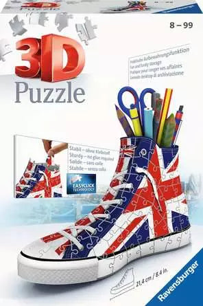 3d puzzle union jack sneaker