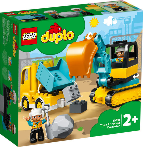 Truck & tracked excavator