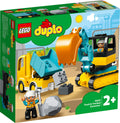 Truck & tracked excavator