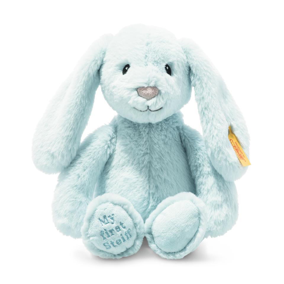 my first steiff hoppie rabbit - blue