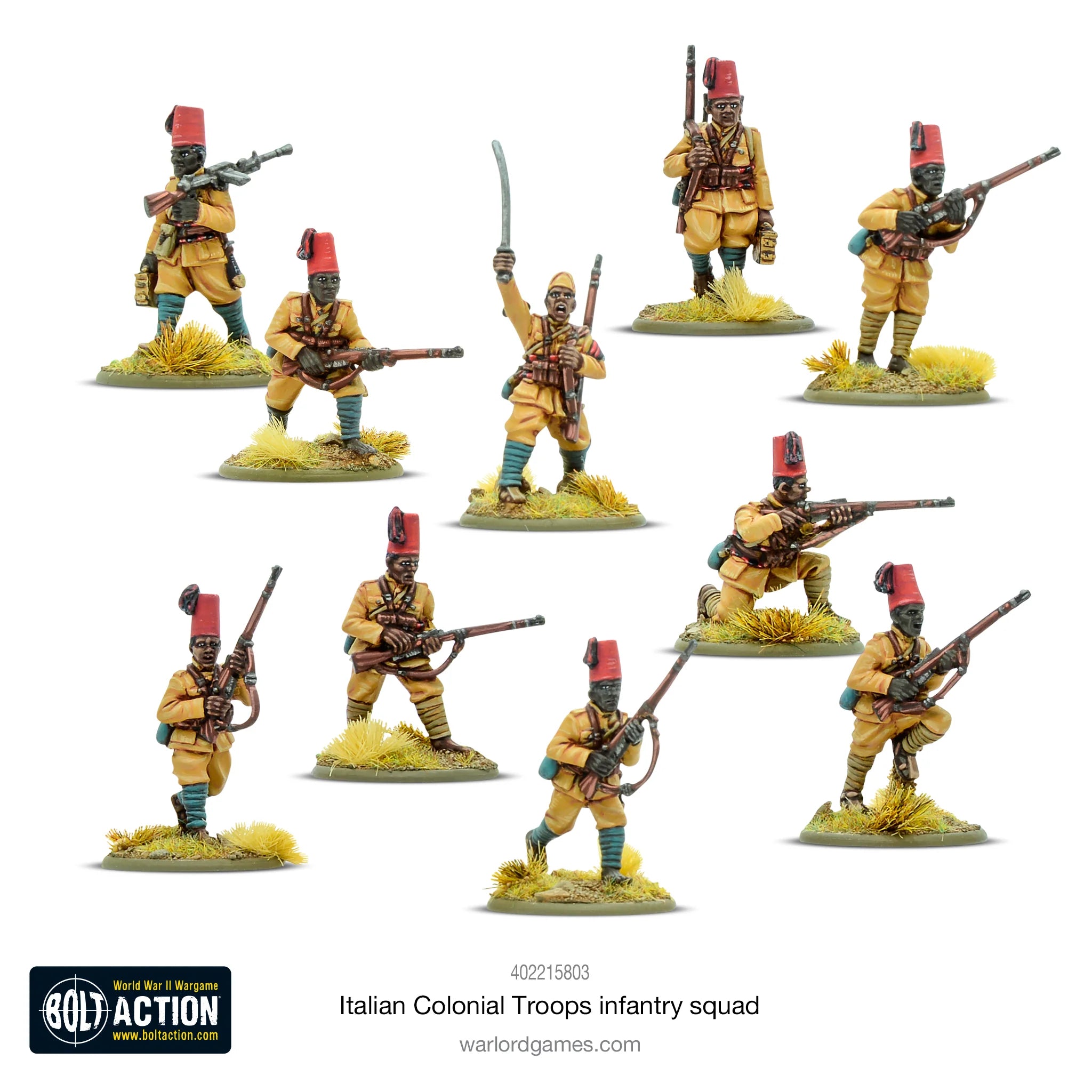 B/a Italian colonial troops infantry sec
