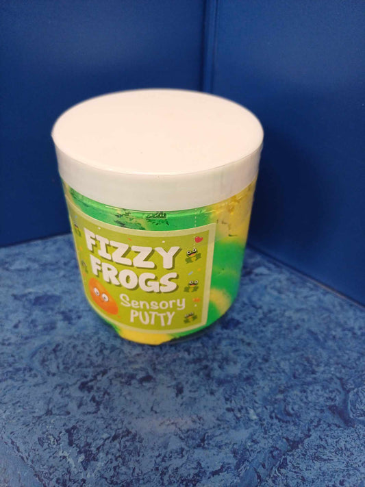 Fizzy Frogs Sensory Putty