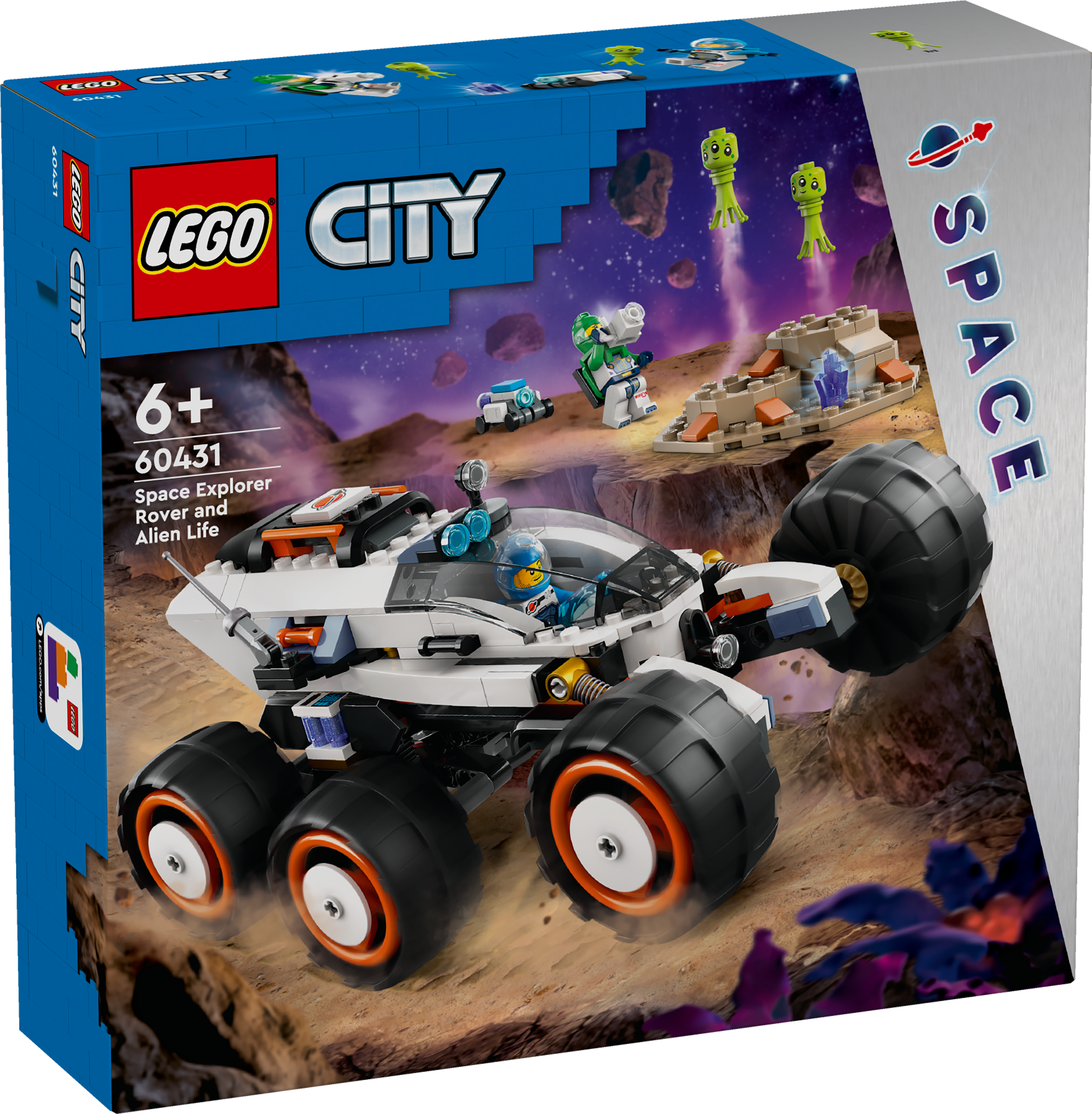 60431 Space Explorer Rover and Alien lif