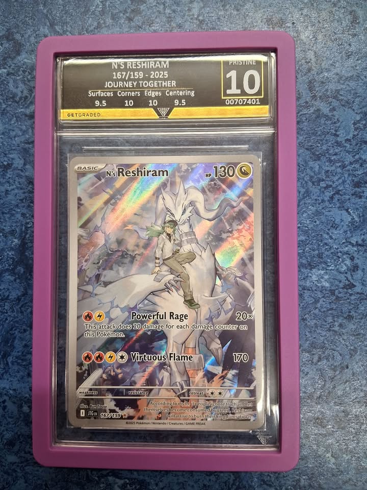 Ns Reshiram Pristine 10 get graded