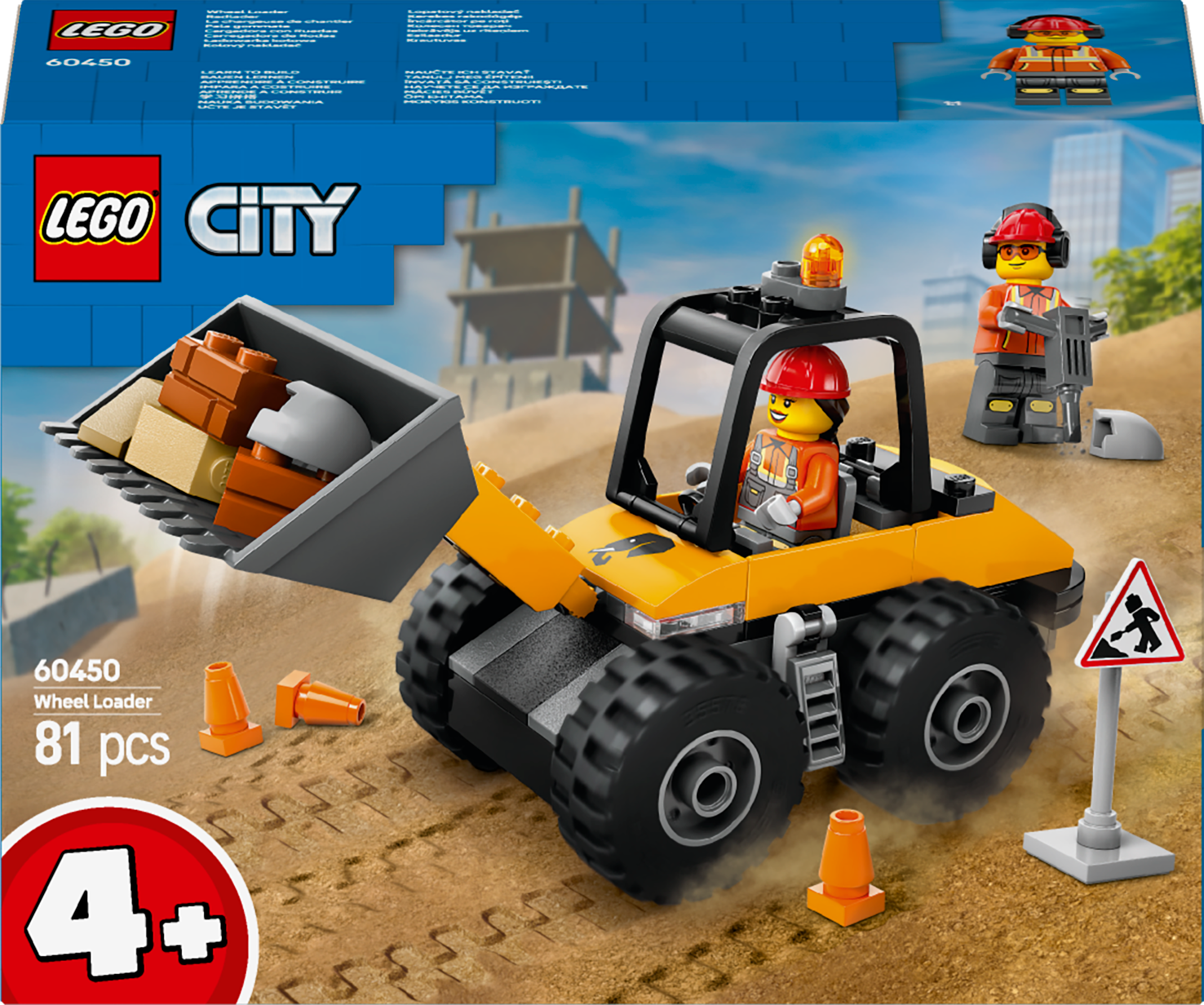 60450 Yellow Construction Wheel