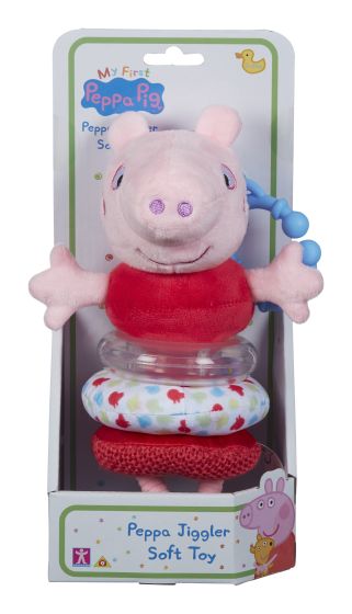 MY FIRST PEPPA PIG PEPPA JIGGLER SOFT TO