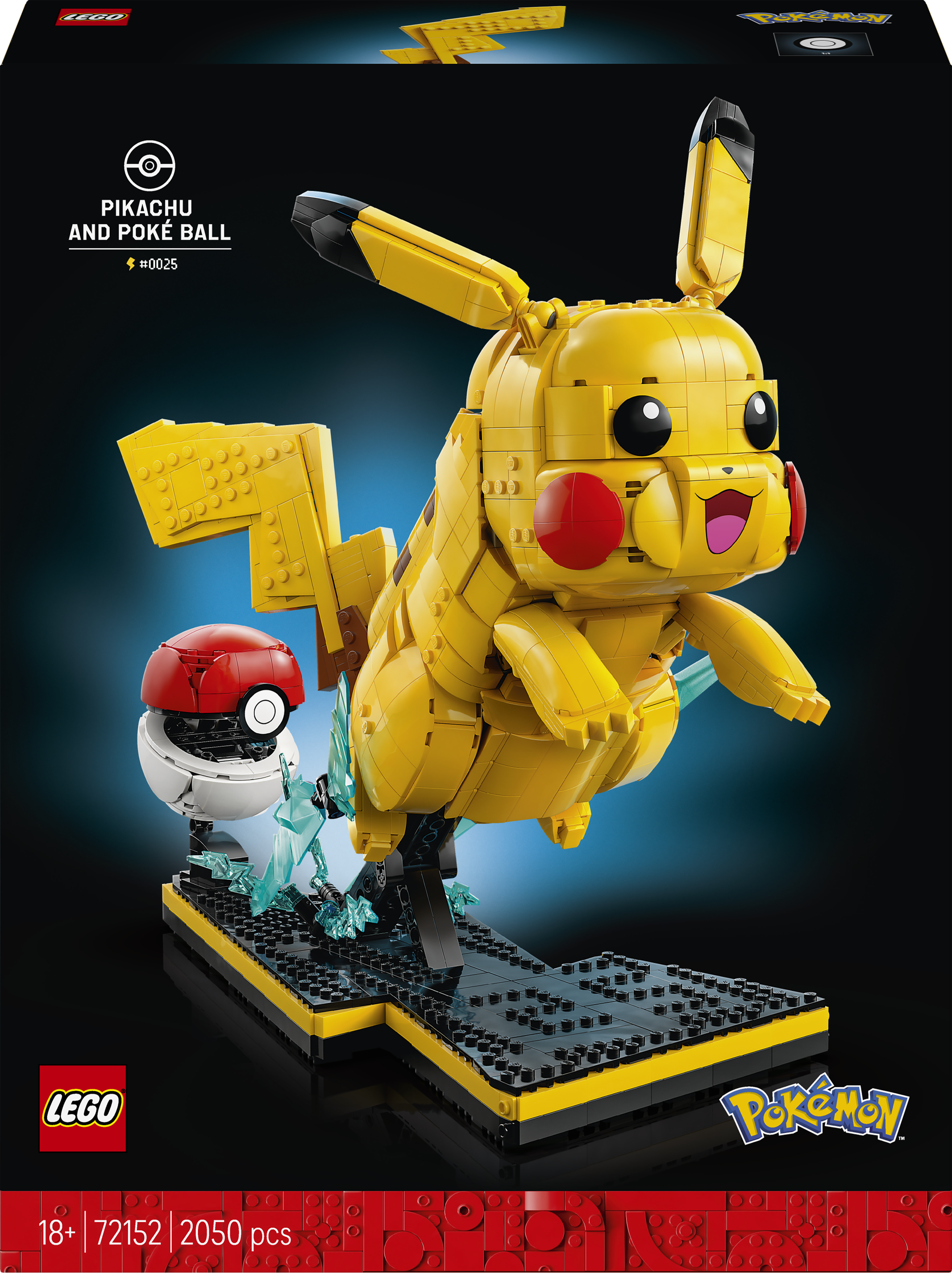 72152 Pikachu and Poké Ball