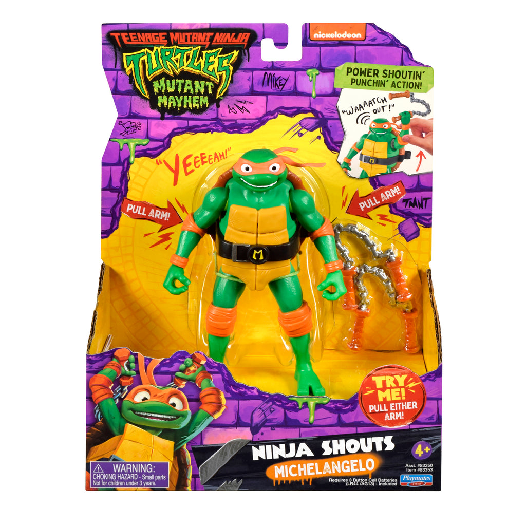 Teenage Mutant Ninja Turtles - Mutant Mayhem - Ninja Shouts Michaelangelo