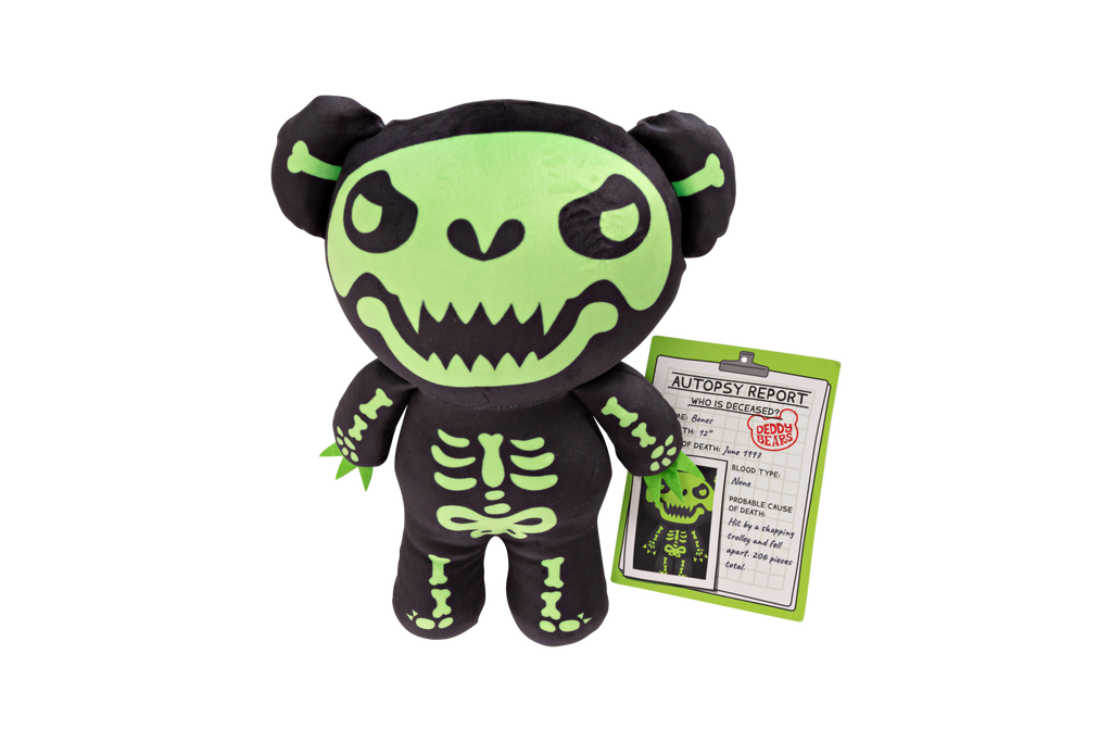 Bones Deddy Bear in Body Bag