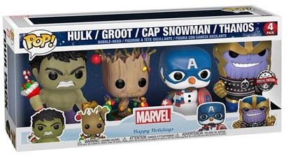 hulk groot cap snowman thans seconds