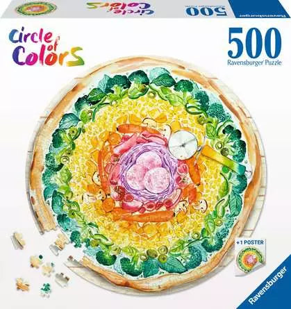 Circle of colours pizza 500pc