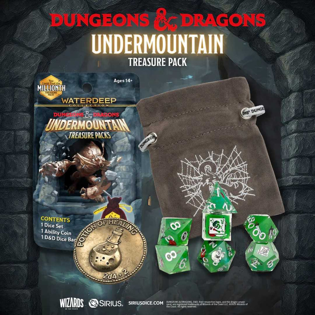 Undermountain Treasure Packs Display