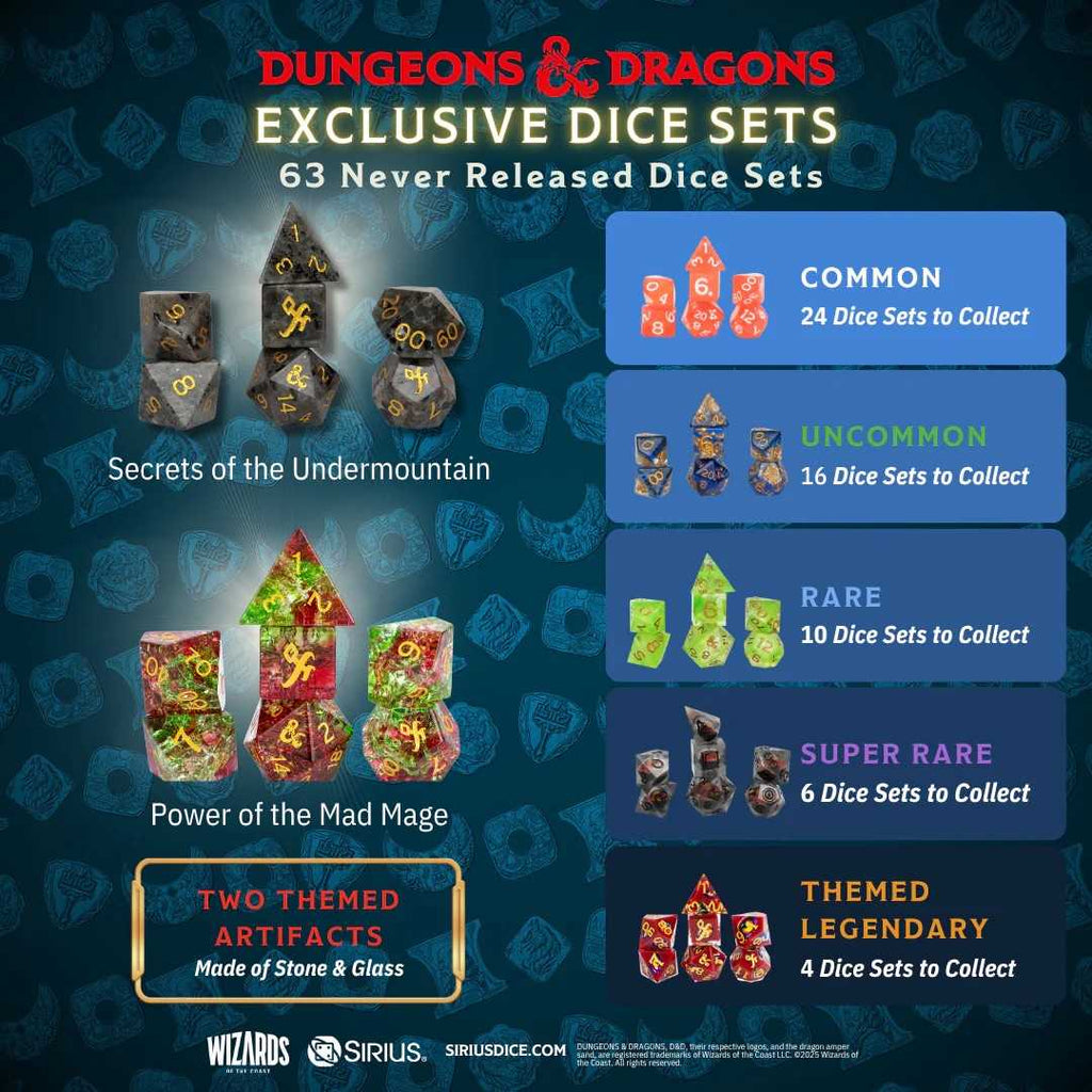 Undermountain Treasure Packs Display