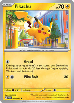 Pikachu 62/193 Paldea Evolved SV02