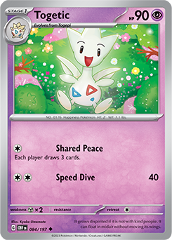 Togetic 84/197 Obsidian Flames SV03