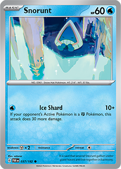 Snorunt 37/182 Paradox Rift SV04