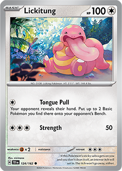Lickitung 124/162 Temporal Forces SV05