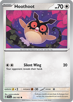 Hoothoot 126/162 Temporal Forces SV05