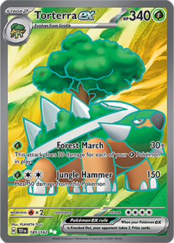 Torterra ex 185/162 Temporal Forces SV05