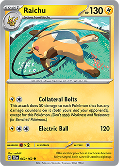 Raichu 52/162 Temporal Forces SV05