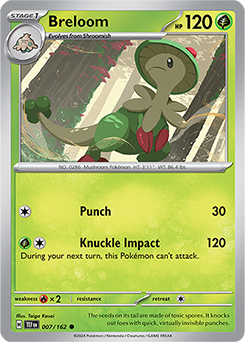 Breloom 7/162 Temporal Forces SV05