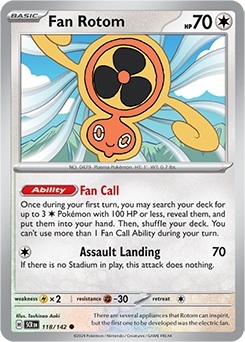 Fan Rotom 118/142 Stellar Crown SV07