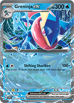 Greninja ex 41/142 Stellar Crown SV07