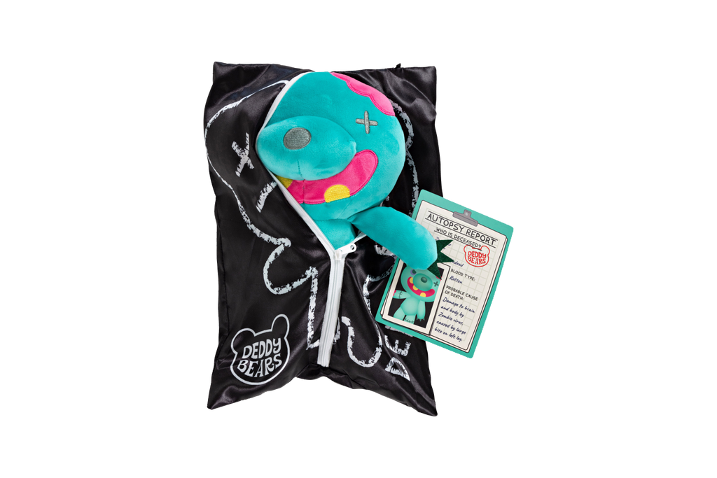 Zombear Deddy Bear in Body Bag