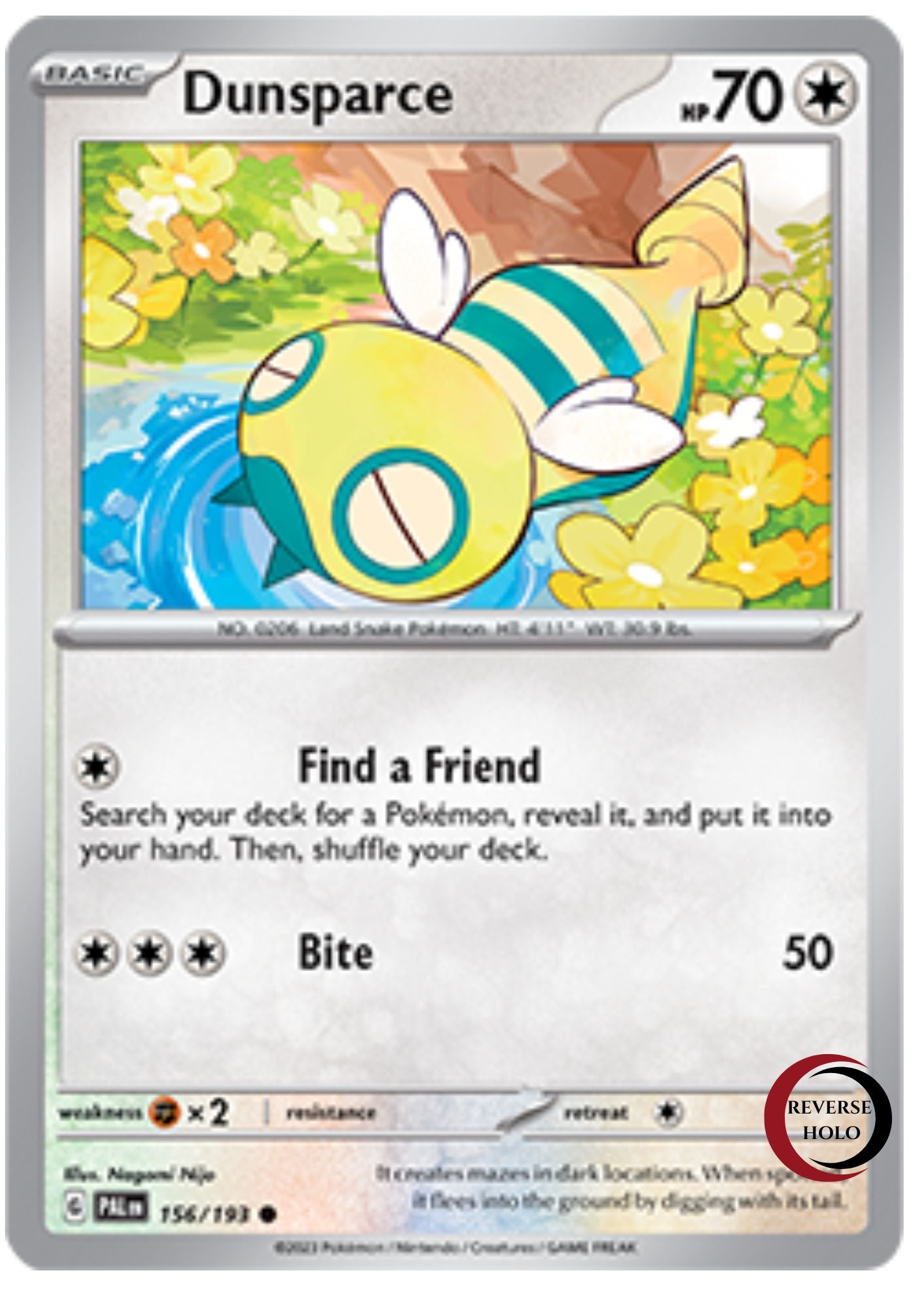 Dunsparce 156/193 Paldea Evolved SV02 (R