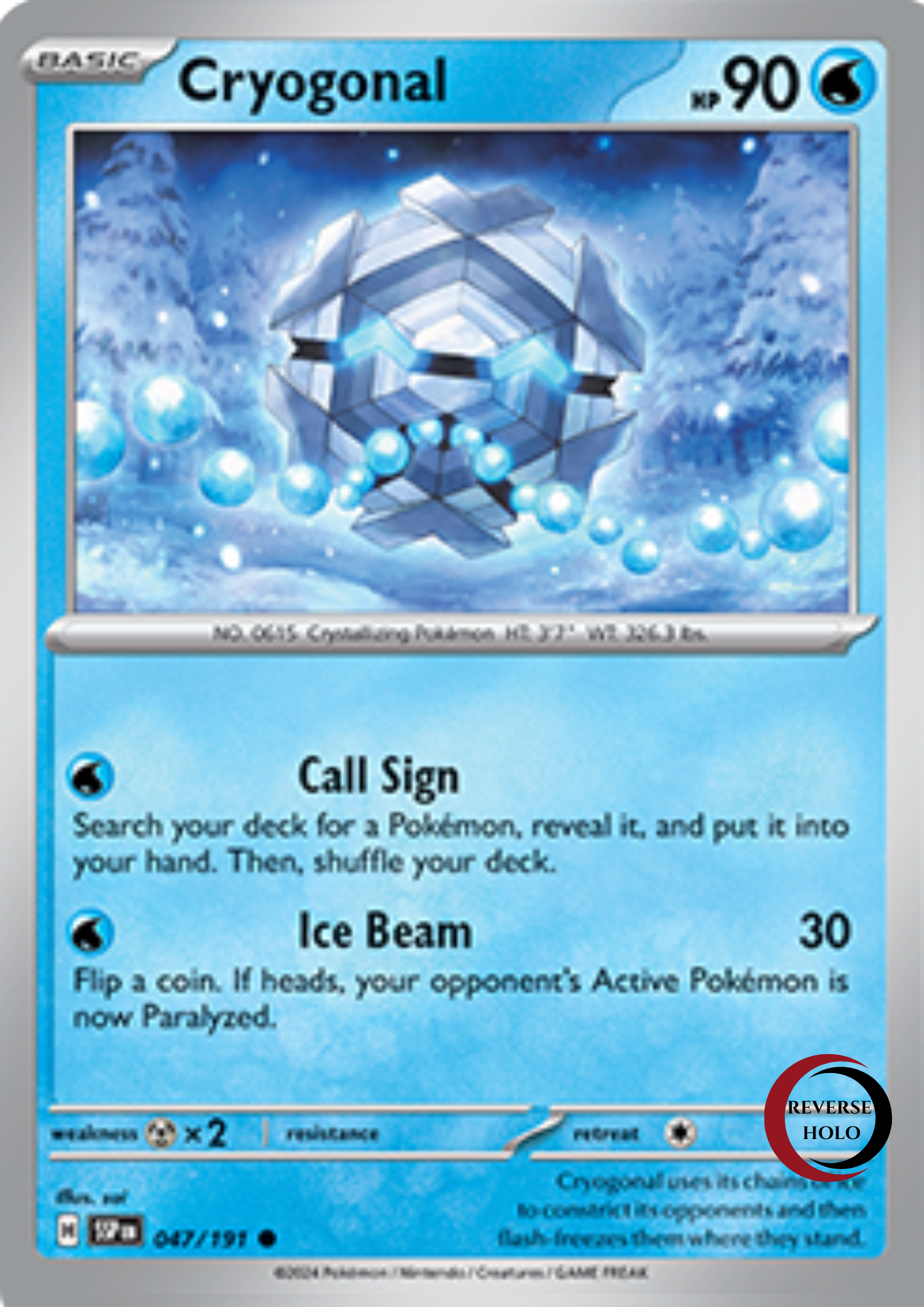 Cryogonal 47/191 Surging Sparks SV08 Rev