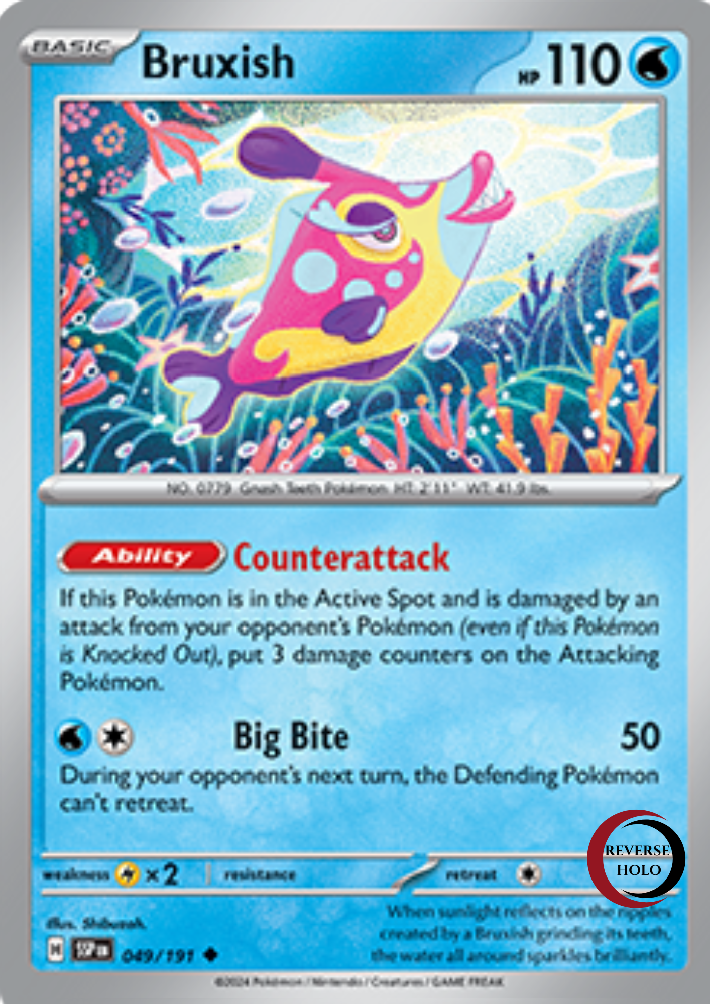 Bruxish 49/191 Surging Sparks SV08 Rever