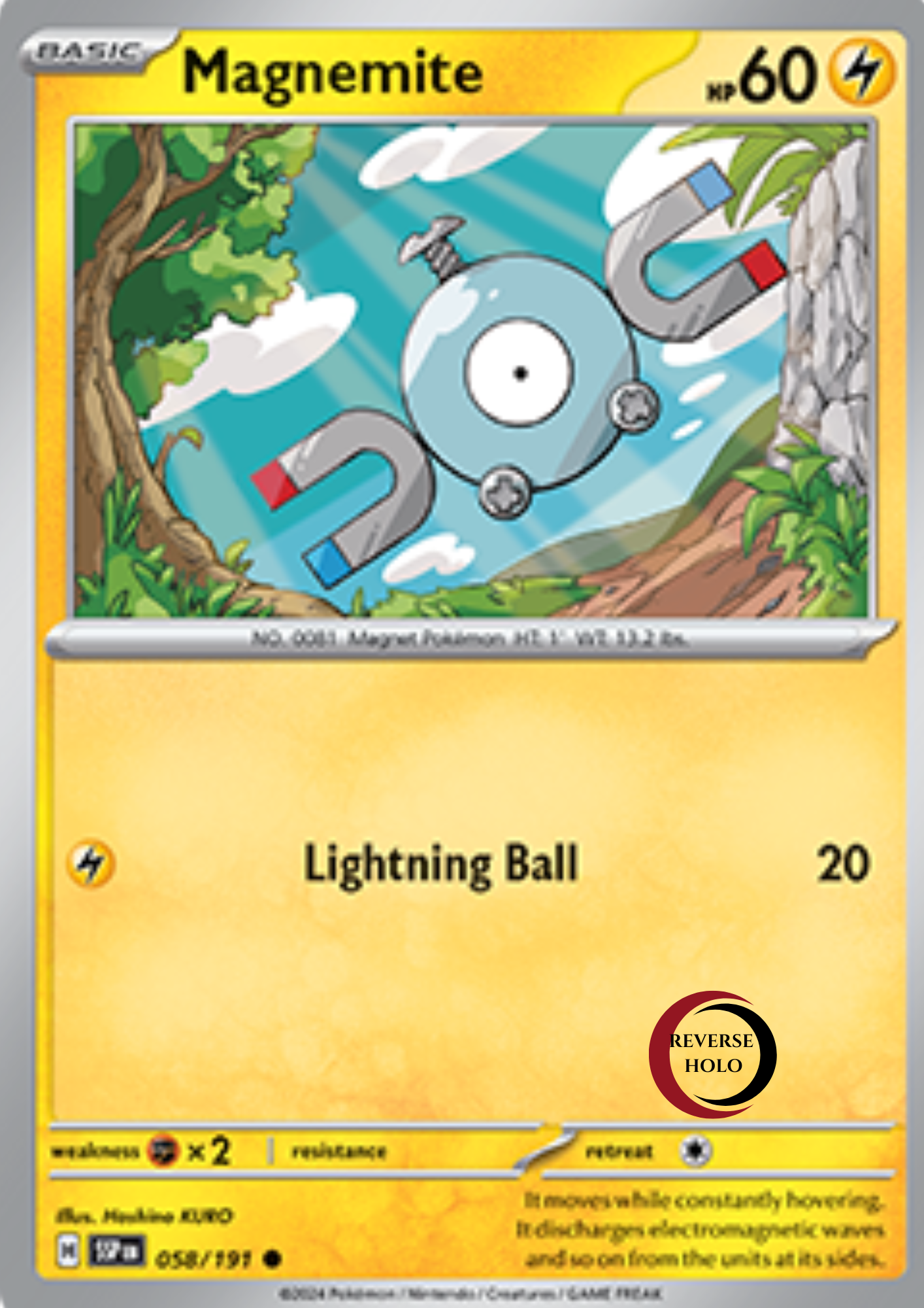 Magnemite 58/191 Surging Sparks SV08 Rev