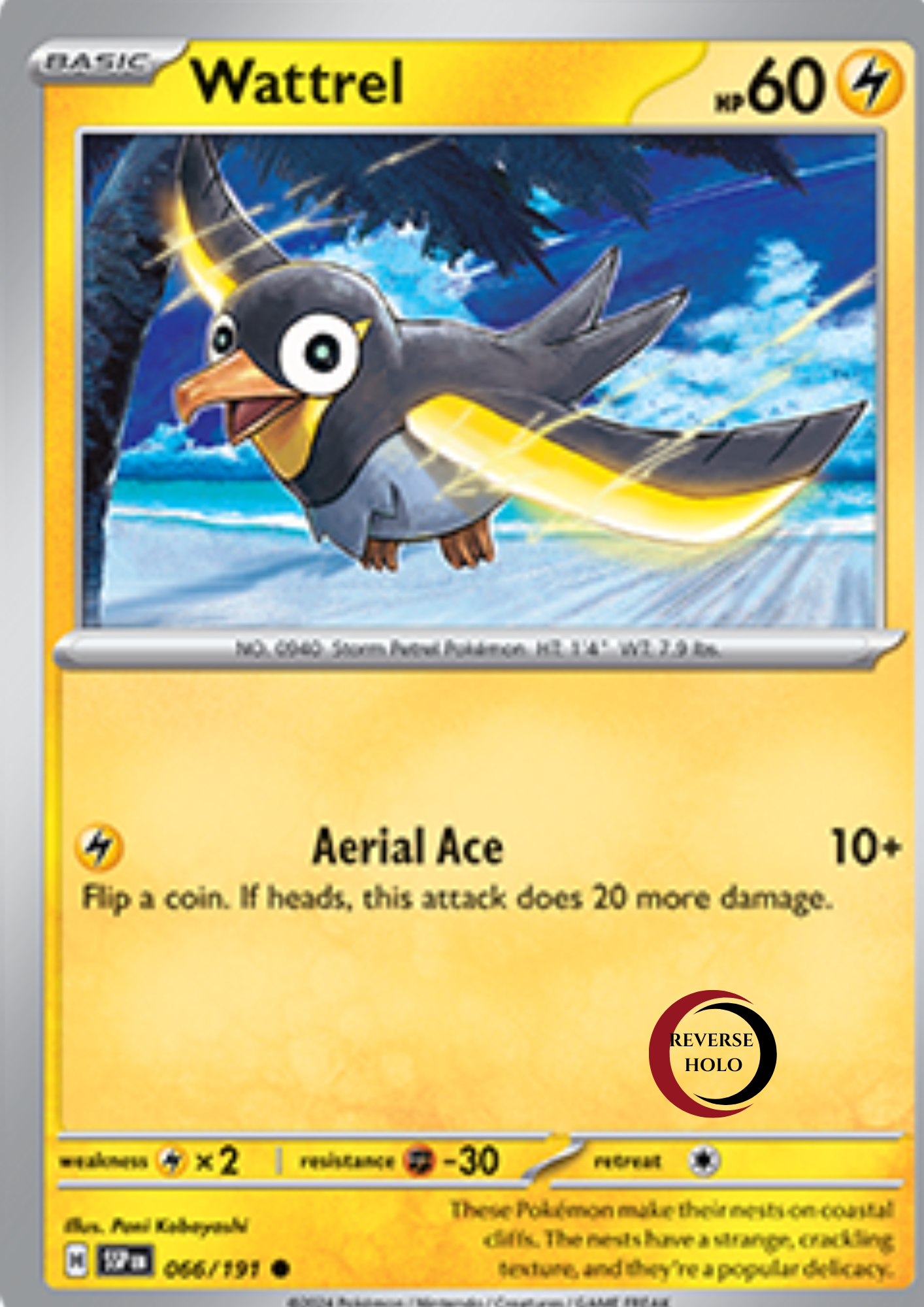 Wattrel 66/191 Surging Sparks SV08 Rever