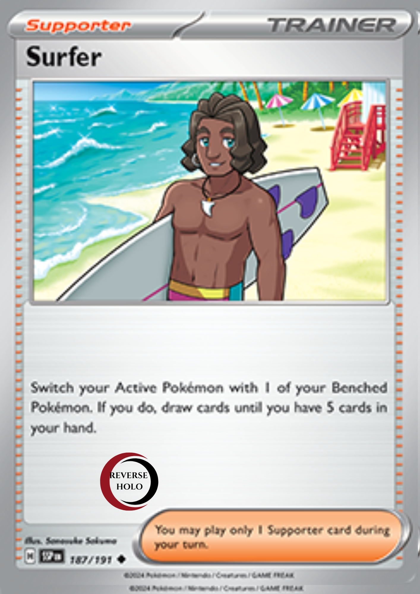 Surfer 187/191 Surging Sparks SV08 Rever