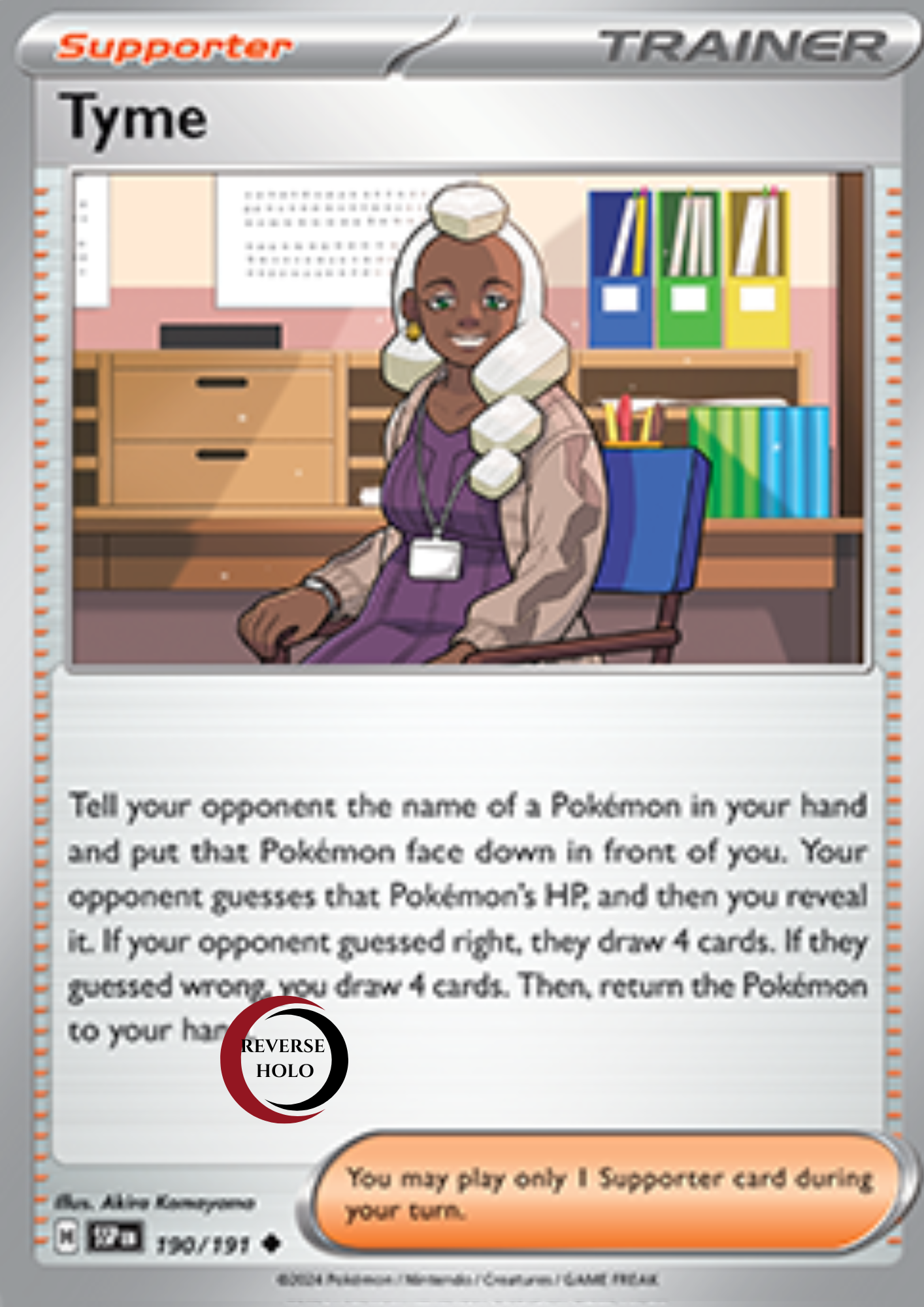 Tyme 190/191 Surging Sparks SV08 Reverse