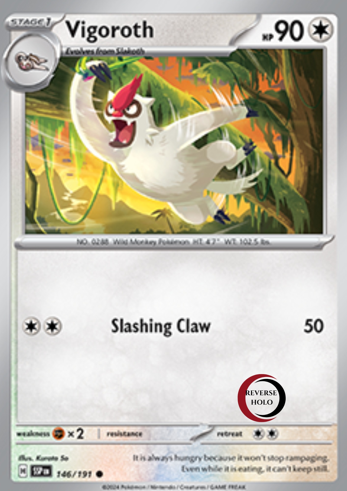 Vigoroth 146/191 Surging Sparks SV08 Rev