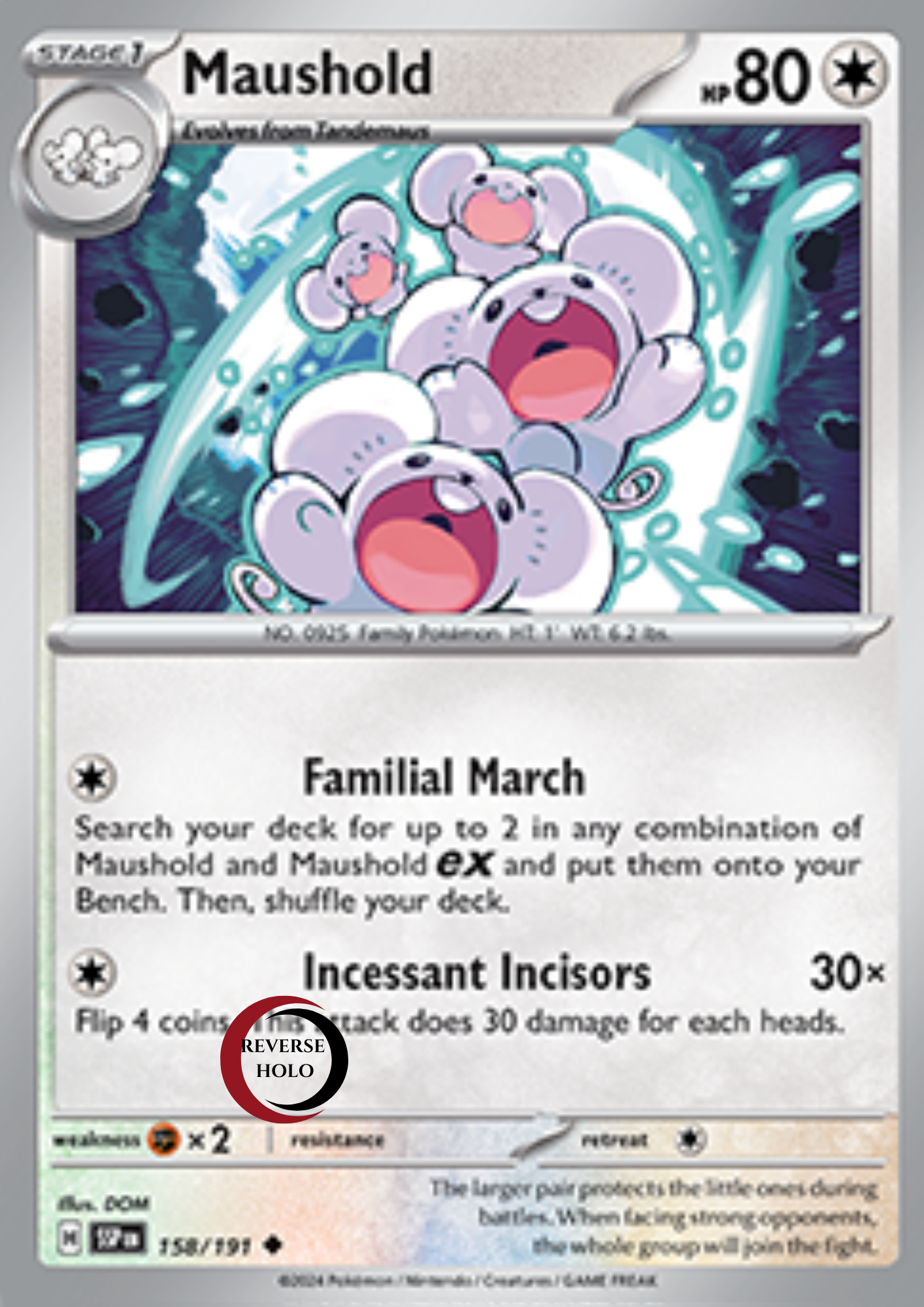 Maushold 158/191 Surging Sparks SV08 Rev