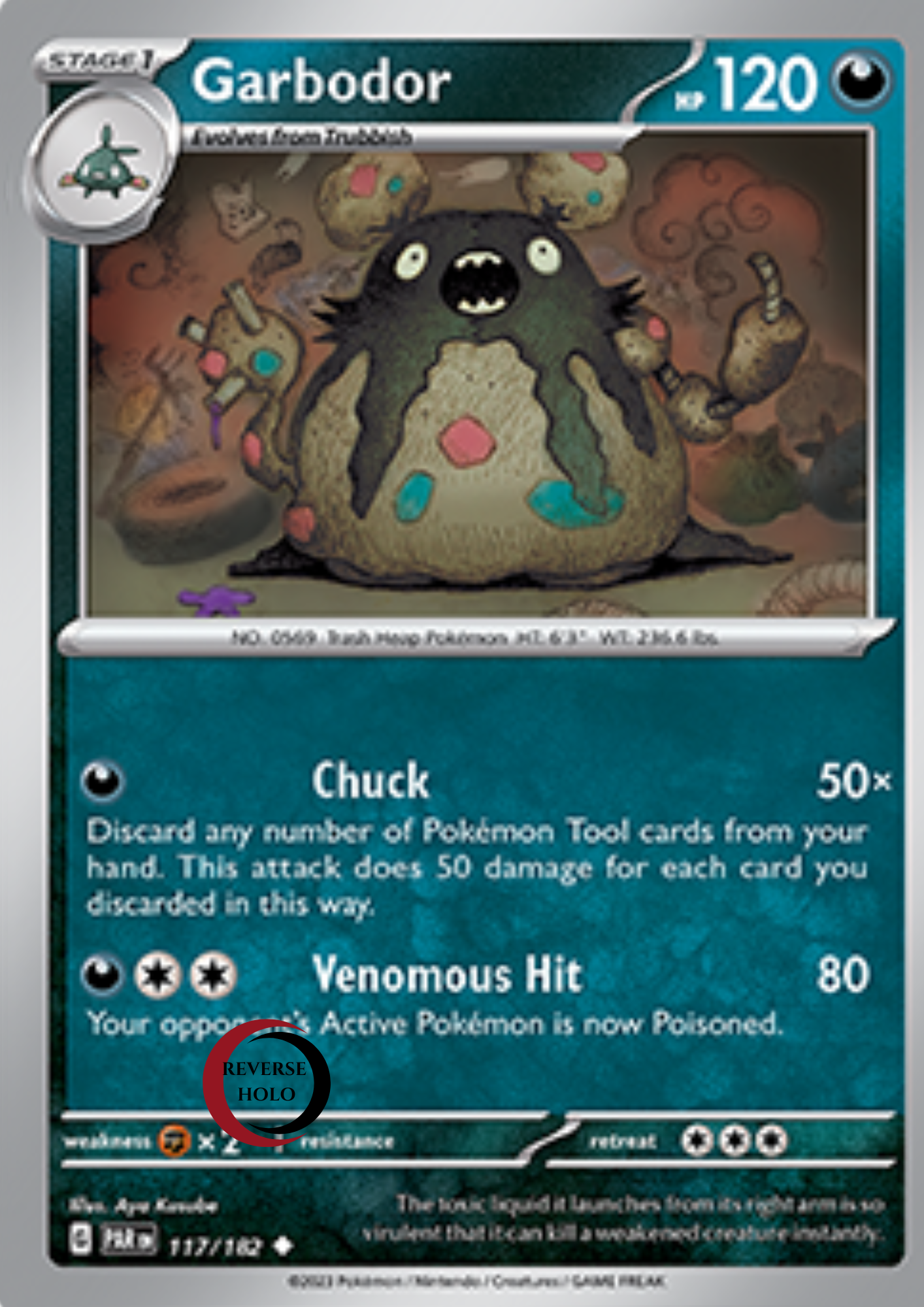 Garbodor 117/182 Paradox Rift SV04(Rever