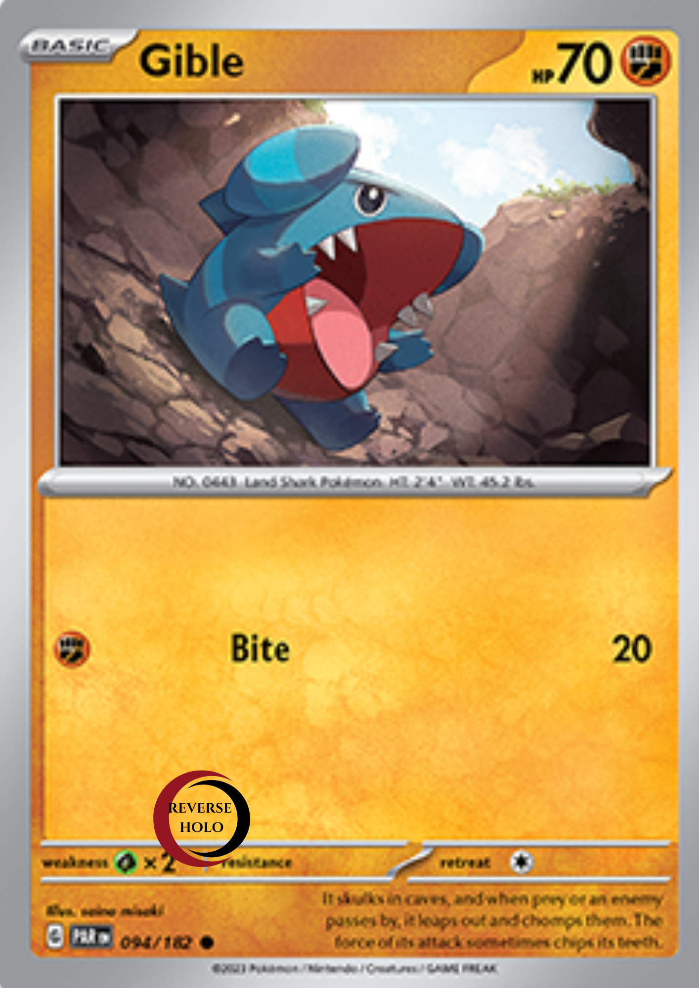 Gible 94/182 Paradox Rift SV04(ReverseHo