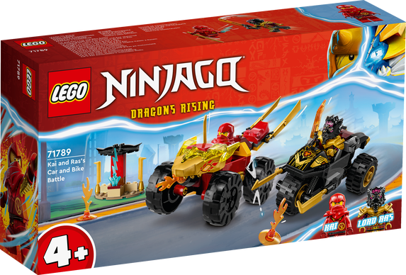 LEGO Ninjago - Kai and Rass Car and Bike Battle - 71789