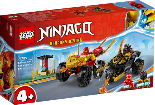 LEGO Ninjago - Kai and Rass Car and Bike Battle - 71789